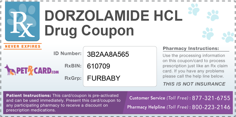 This Dorzolamide HCL coupon provides significant prescription savings at pharmacies nationwide