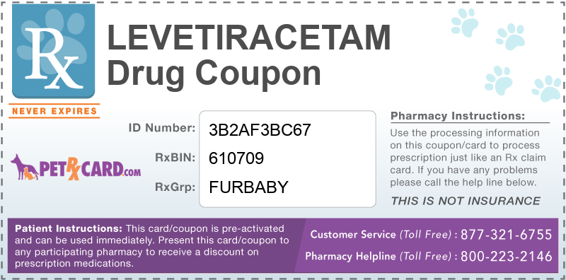 This Levetiracetam coupon provides significant prescription savings at pharmacies nationwide