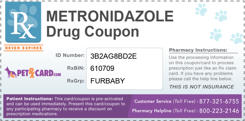 This Metronidazole coupon provides significant prescription savings at pharmacies nationwide